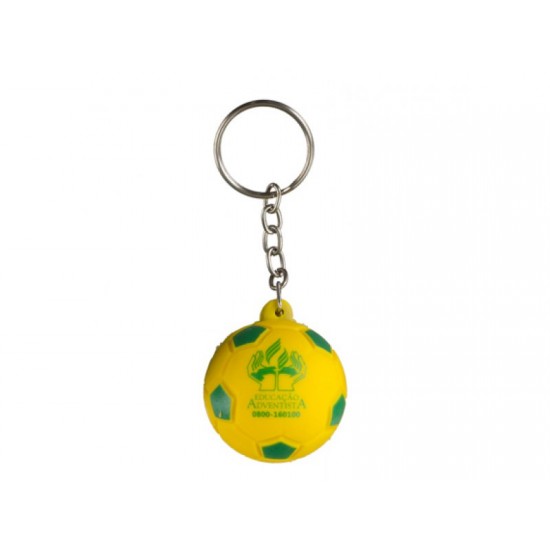 Chaveiro anti-stress futebol personalizado