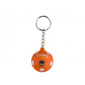 Chaveiro anti-stress futebol personalizado