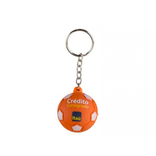 Chaveiro anti-stress futebol personalizado
