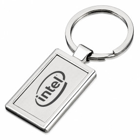 Chaveiro de Metal Retangular Personalizado