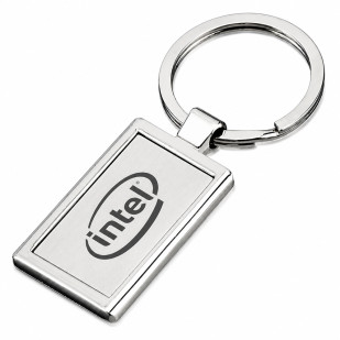 Chaveiro de Metal Retangular Personalizado