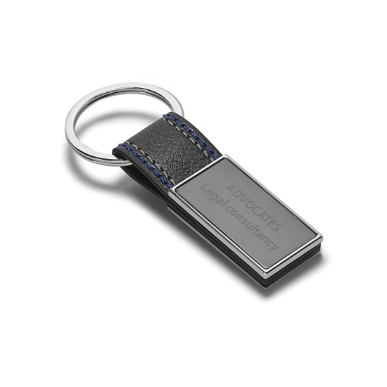 Chaveiro em Couro e Metal Personalizado