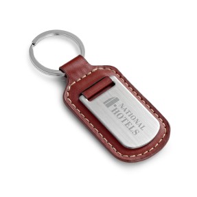 Chaveiro em Couro Sintético e Metal Personalizado