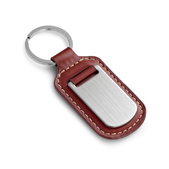 Chaveiro em Couro Sintético e Metal Personalizado