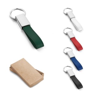 Chaveiro em metal e PU Personalizado