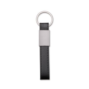 Chaveiro Metal com Couro Sintético Personalizado