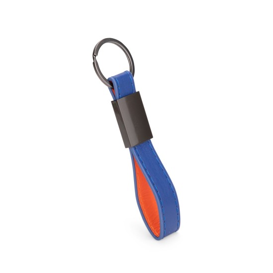 Chaveiro Metal com Couro Sintético Personalizado