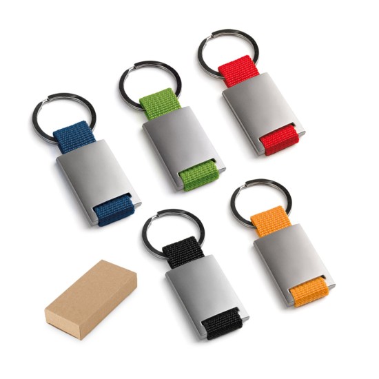 Chaveiros em metal e em webbing Personalizado