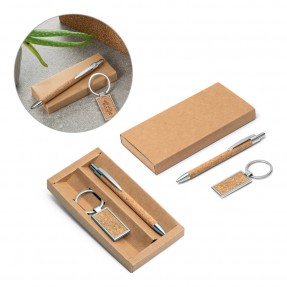 Conjunto de Chaveiro e Caneta Ecológico Personalizado