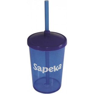 Copo 350ml com Tampa e Canudo Personalizado