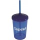 Copo 350ml com Tampa e Canudo Personalizado