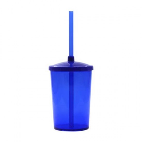 Copo 350ml com Tampa e Canudo Personalizado