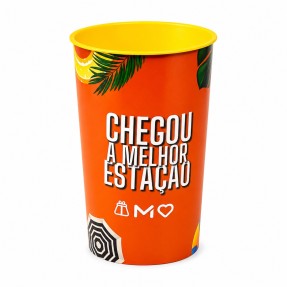 Copo 400ml Personalizado In Mold Label 