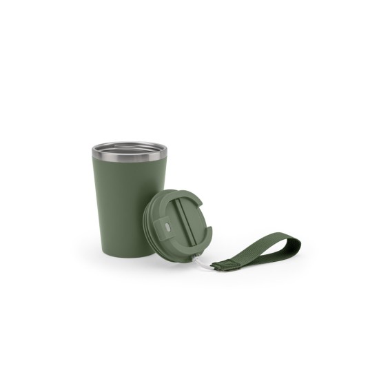 Copo 440ml em Fibra em PP e aço Inox Personalizado