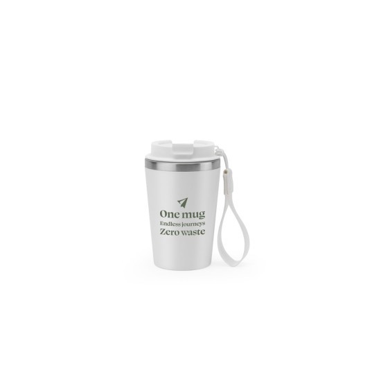 Copo 440ml em Fibra em PP e aço Inox Personalizado