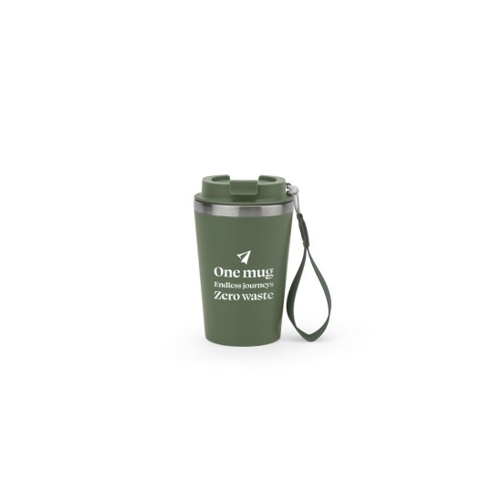 Copo 440ml em Fibra em PP e aço Inox Personalizado