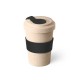 Copo 500ml em Fibra de Bambu com Tampa Personalizado