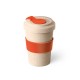 Copo 500ml em Fibra de Bambu com Tampa Personalizado