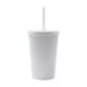 Copo 550ml com Tampa e Canudo Personalizado