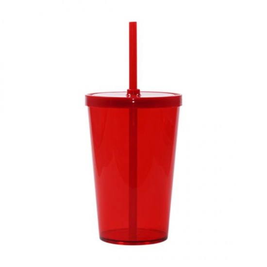 Copo 550ml com Tampa e Canudo Personalizado