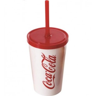 Copo 550ml com Tampa e Canudo Personalizado