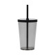 Copo 550ml com Tampa e Canudo Personalizado