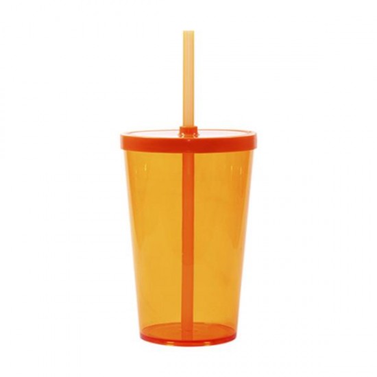 Copo 550ml com Tampa e Canudo Personalizado