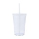 Copo 550ml com Tampa e Canudo Personalizado