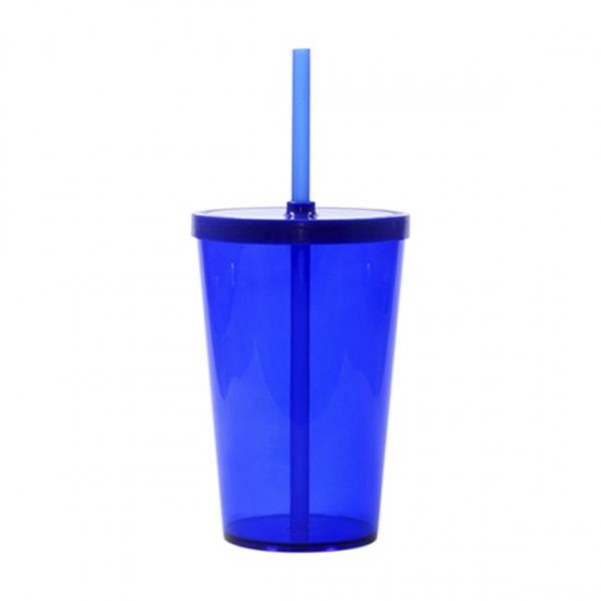 Copo 550ml com Tampa e Canudo Personalizado