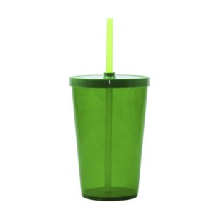 Copo 550ml com Tampa e Canudo Personalizado
