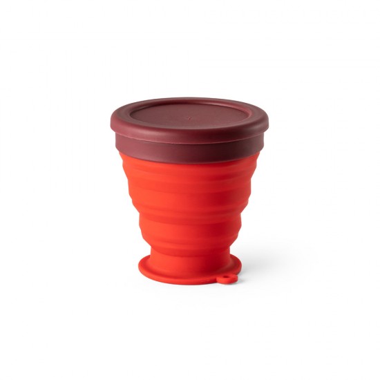 Copo de Viagem Retrátil 240ml em Silicone Personalizado