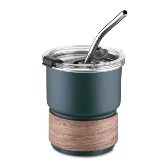 Copo em Inox com Canudo Personalizado