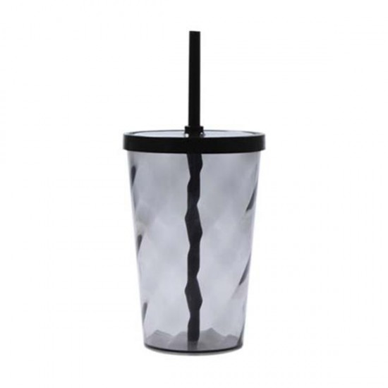 Copo Plástico Com Canudo 550ml Personalizado