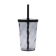 Copo Plástico Com Canudo 550ml Personalizado