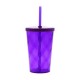 Copo Plástico Com Canudo 550ml Personalizado