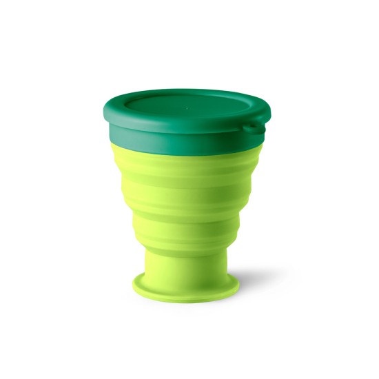 Copo retrátil 400ml em silicone Personalizado