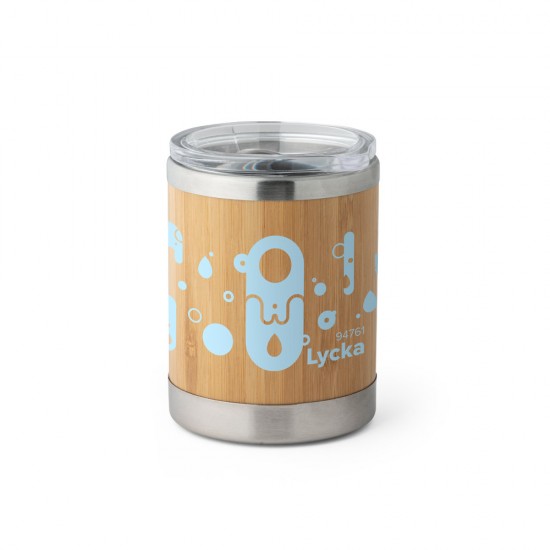 Copo Térmico Revestido de Bambu Personalizado