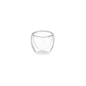 Copo Vidro Parede Dupla 80ml Personalizada