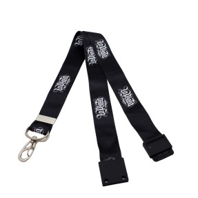 Cordão Crachá com Acabamento em Mosquete e Trava de segurança 15mm Personalizado 