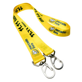 Cordão Duas Pontas 20mm para Credencial Personalizado