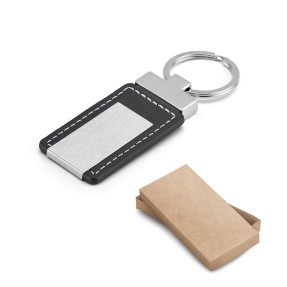 Chaveiro em Couro Sintético e Metal Personalizado