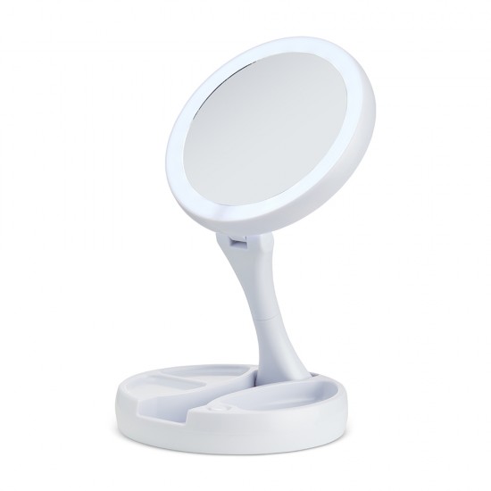 Espelho Dobrável com Led Recarregável Personalizado