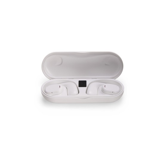 Fone de Ouvido Bluetooth com Case Carregador Personalizado