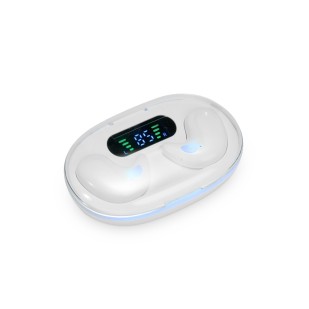 Fone de Ouvido Bluetooth com Case Carregador Personalizado