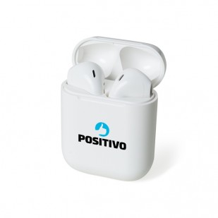Fone de Ouvido Bluetooth Touch com Case Carregador Personalizado