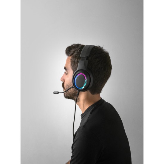 Fone de ouvido para gaming com luzes RGB e microfone Personalizado