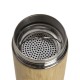 Garrafa Bambu Térmica 500 ml com Infusor Personalizada