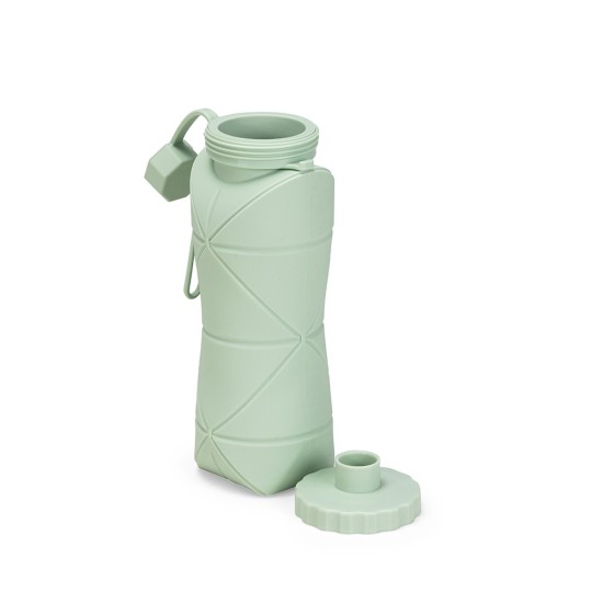 Garrafa Dobrável Silicone 600ml Personalizado