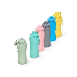 Garrafa Dobrável Silicone 600ml Personalizado