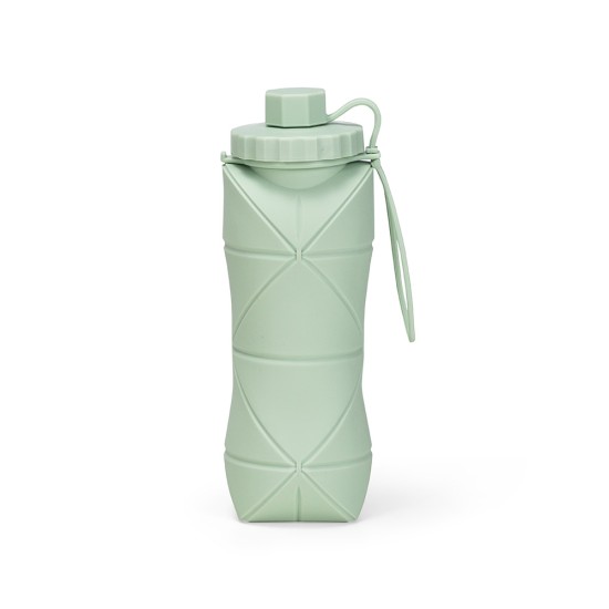 Garrafa Dobrável Silicone 600ml Personalizado